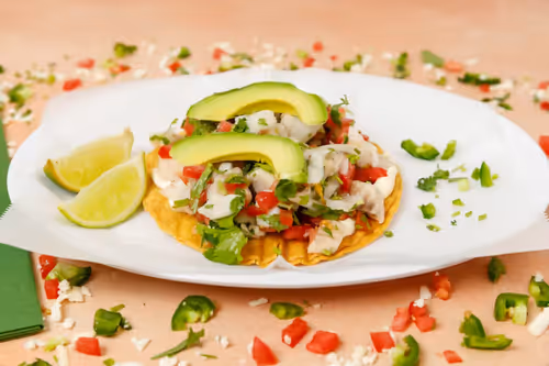Tostadas de Ceviche (Tilapia) at Tommy's Tacos y Mas
